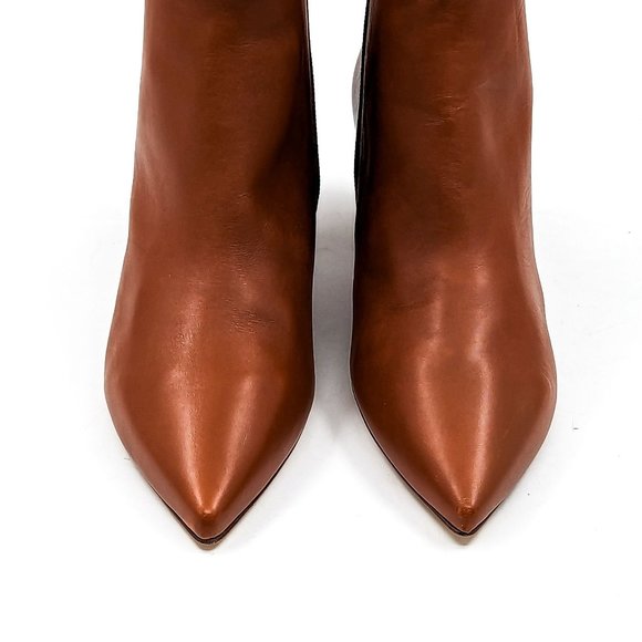 L'Agence Women Jeannie II Pointed Toe Brown Leather boots size 8US EUR 38.5 - Picture 11 of 11
